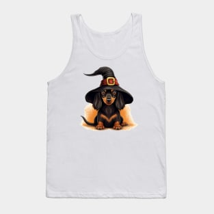 Halloween Dachshund Dog #1 Tank Top